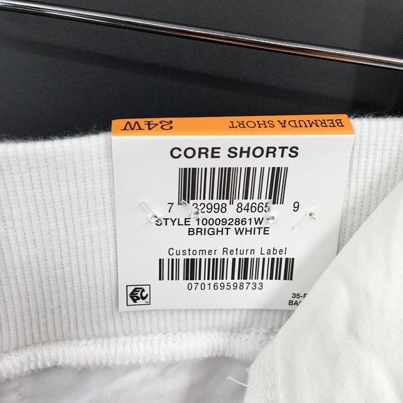 NEW Style & Co Bermuda Shorts roll cuff outdoor casual White 24W plus women's - Picture 8 of 13